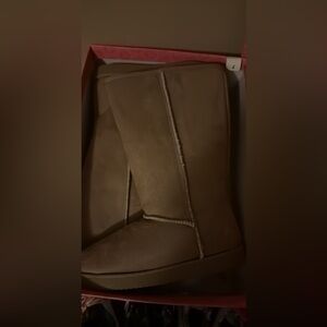 Tan Suede Boots
